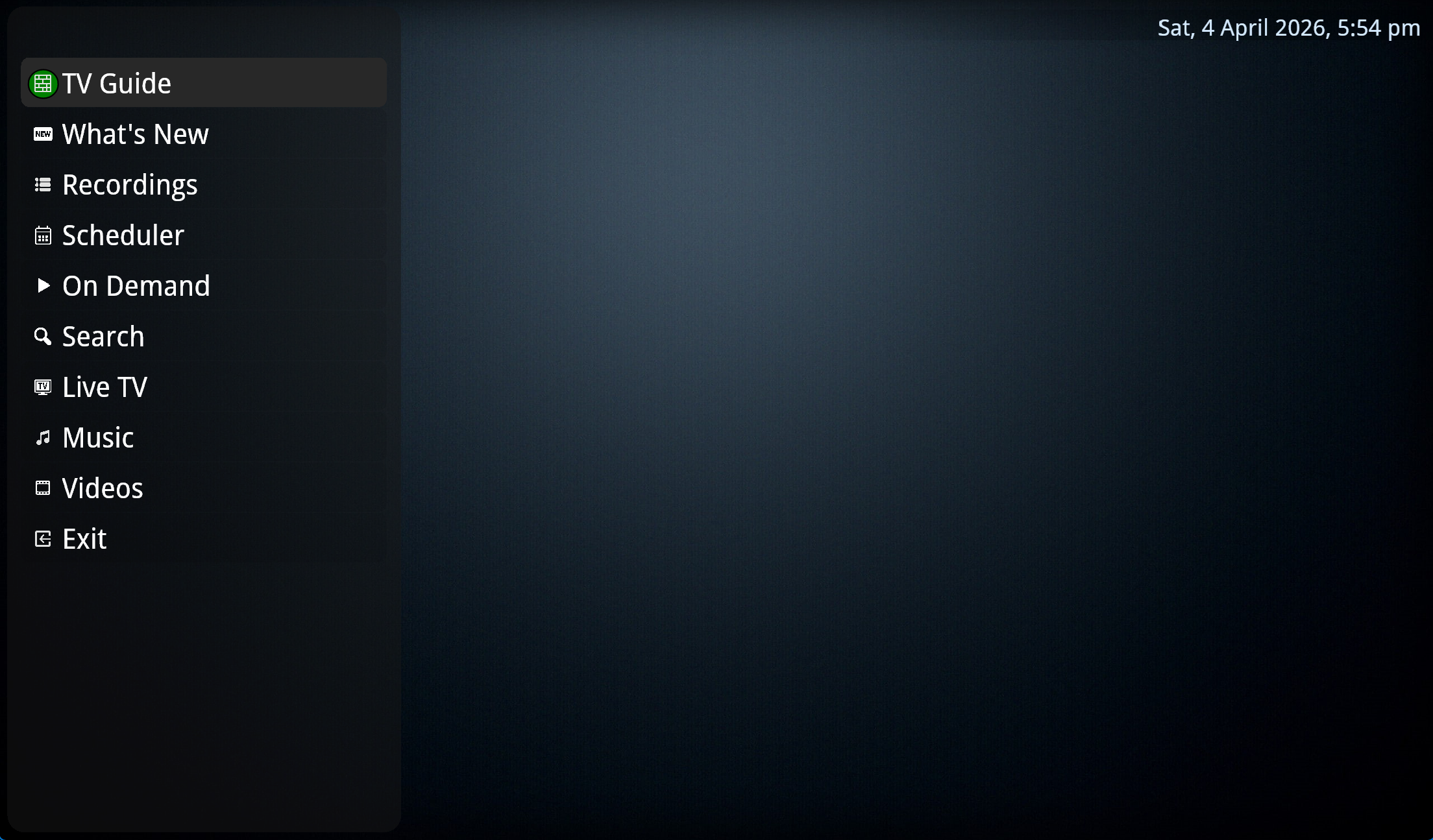 NextPVR screenshot